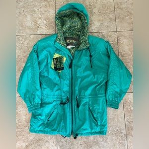 Vintage 80’s90’s Kaelin Ski Jacket Green size 8/medium